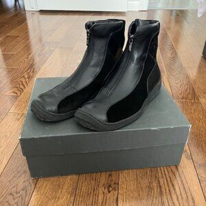 GFF Gianfranco Ferre shoes leather & suede, mens size 41